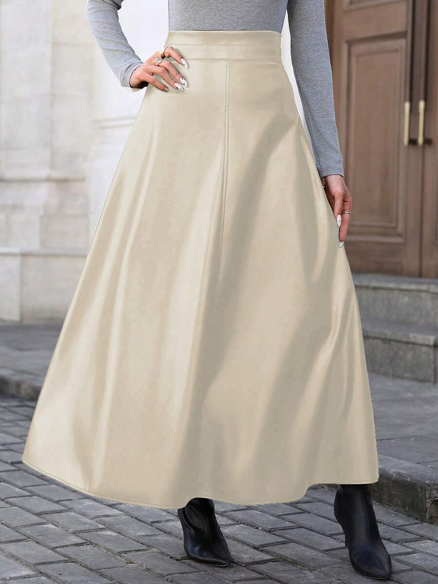 Lillie flared long skirt