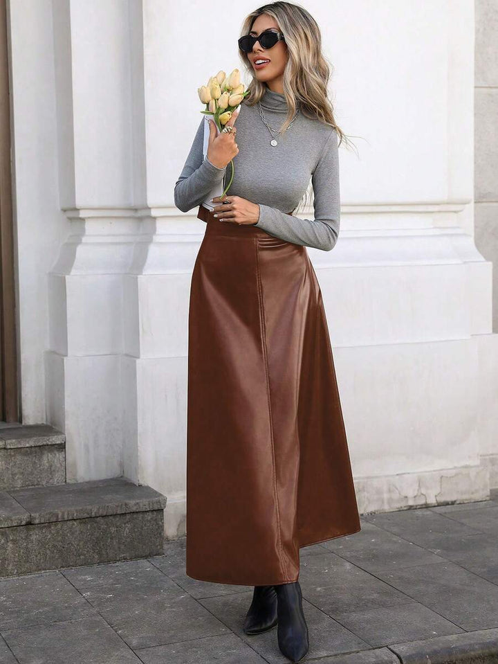 Lillie flared long skirt