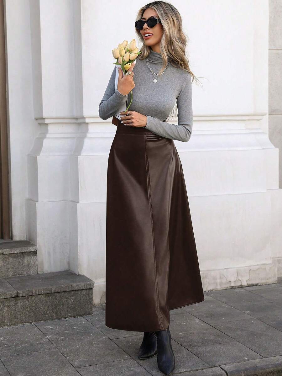Lillie flared long skirt