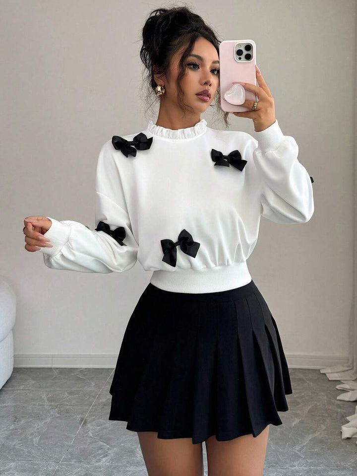 Joann short bow sweater