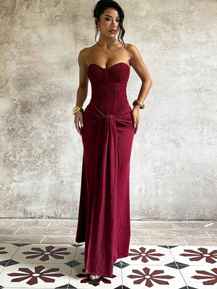Steffi bordeaux dress