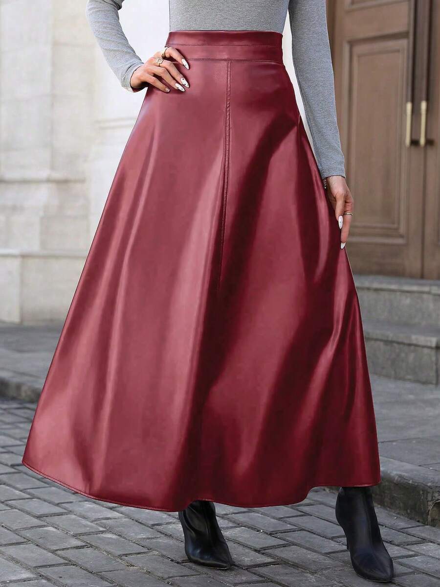Lillie flared long skirt