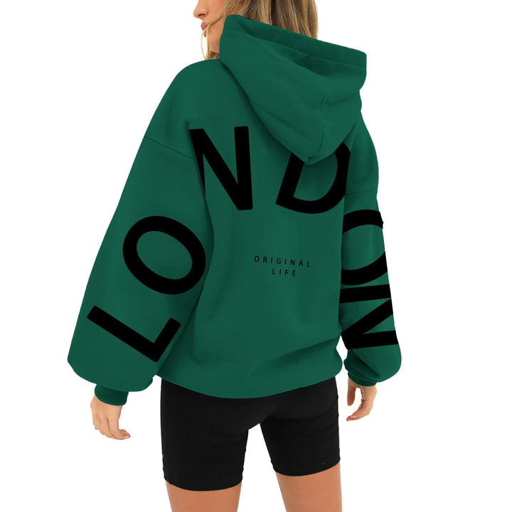 Lily - Comfortable Trendy Hoodie with ‘London’ Print