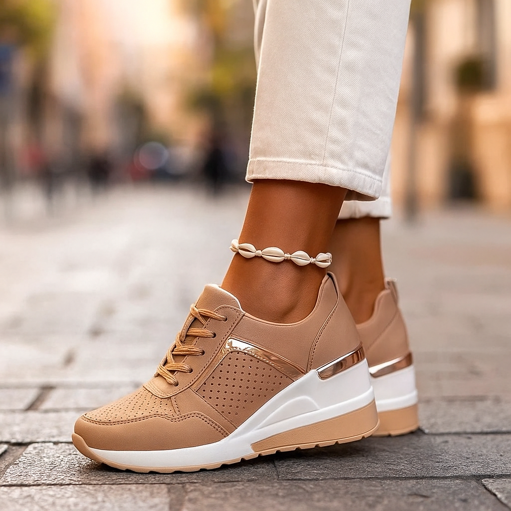 Bianca – Sneakers con Zeppa Comode