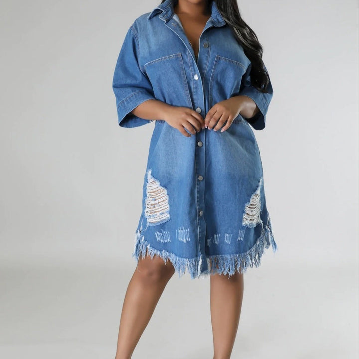 Elisa - Denim Dress