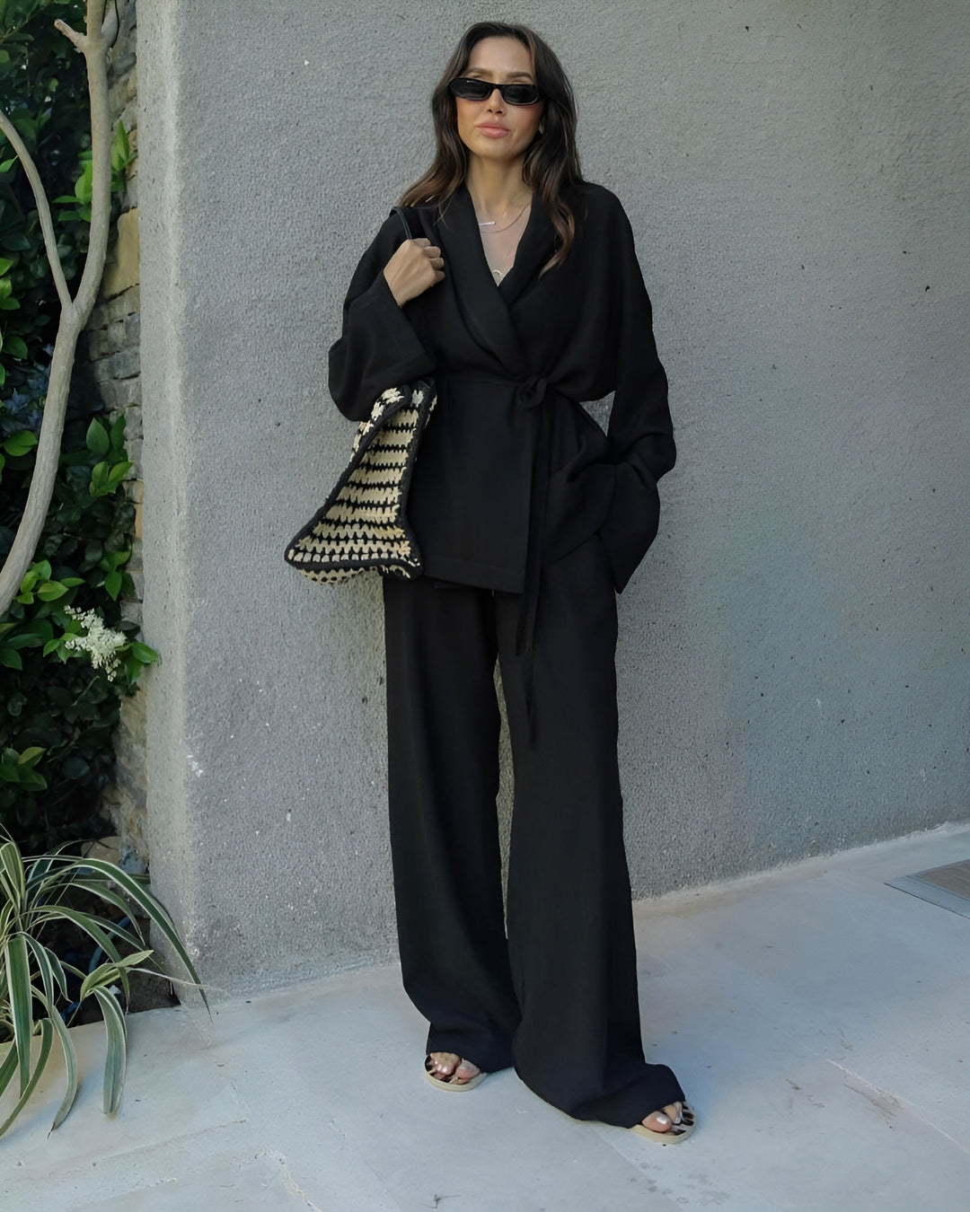 Myla two piece linen set