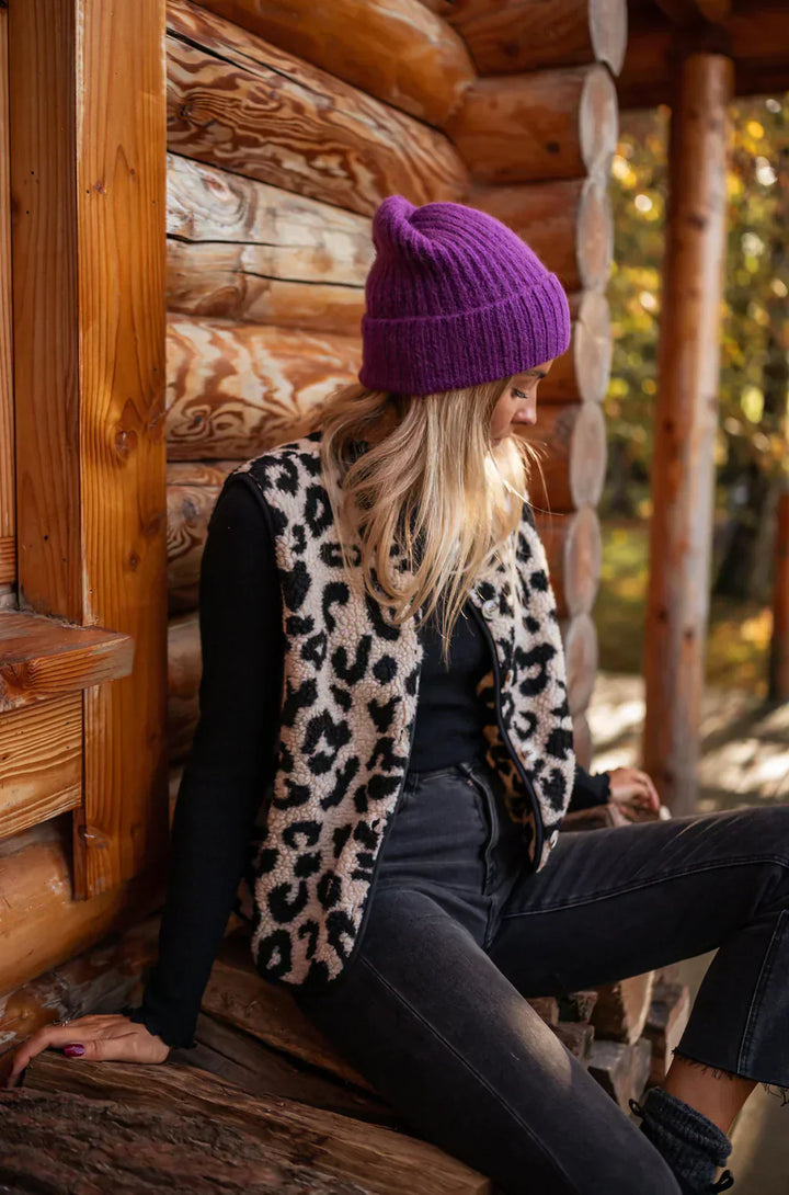 Vittoria - Leopard Knitted Vest