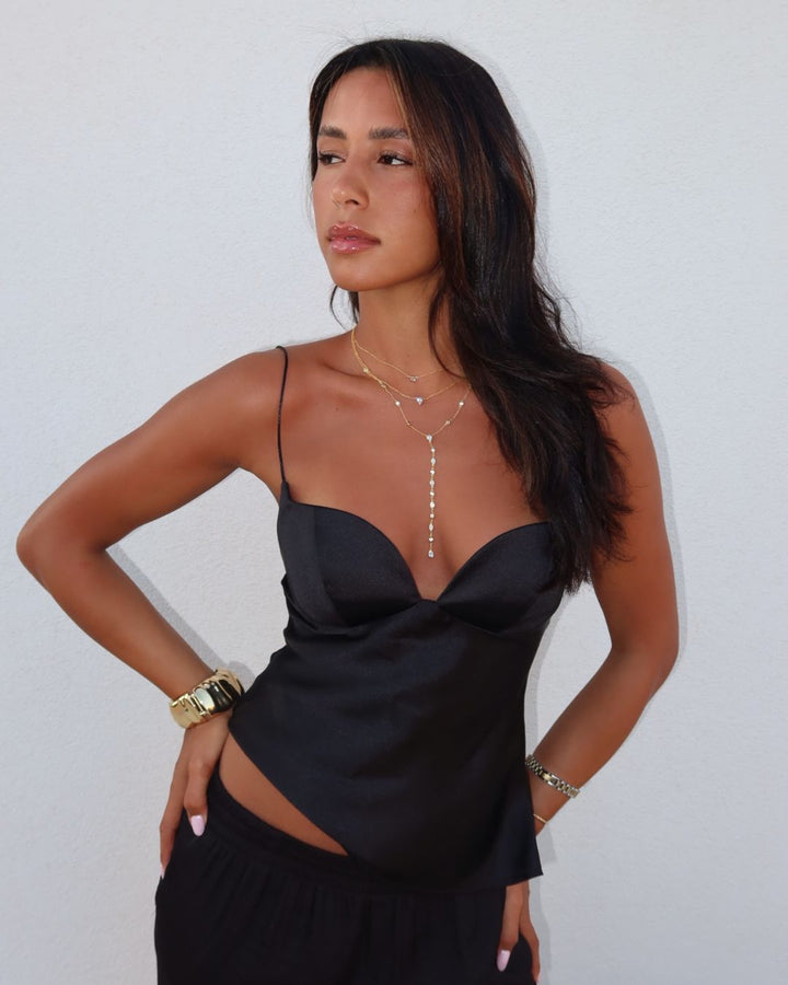 Aurora gold plated chain