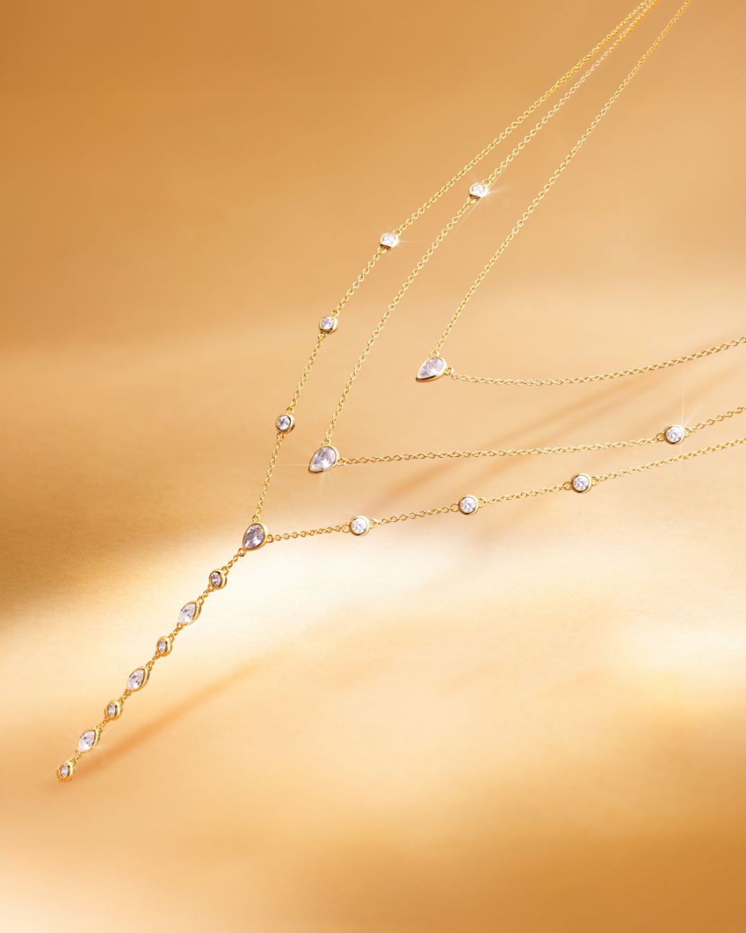 Aurora gold plated chain