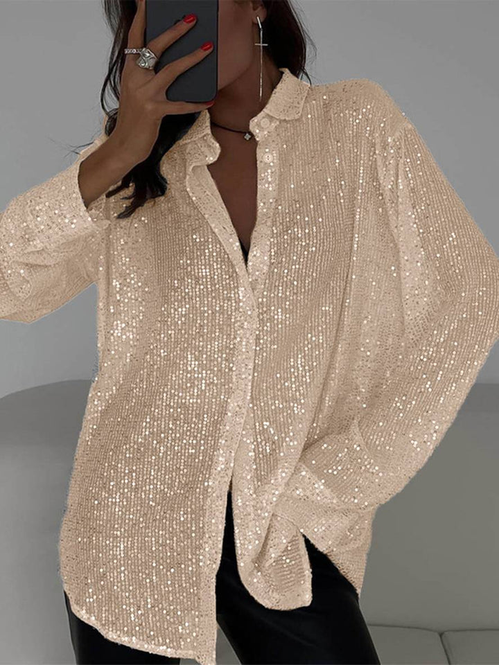 Lia - Brillante Sequin Blouse