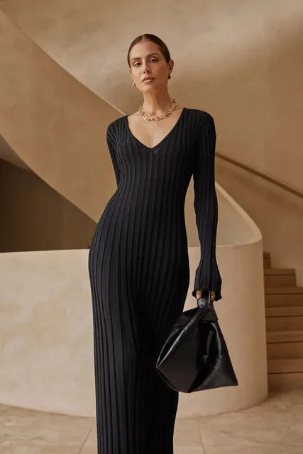 Maxi - Knitted Long Maxi Dress