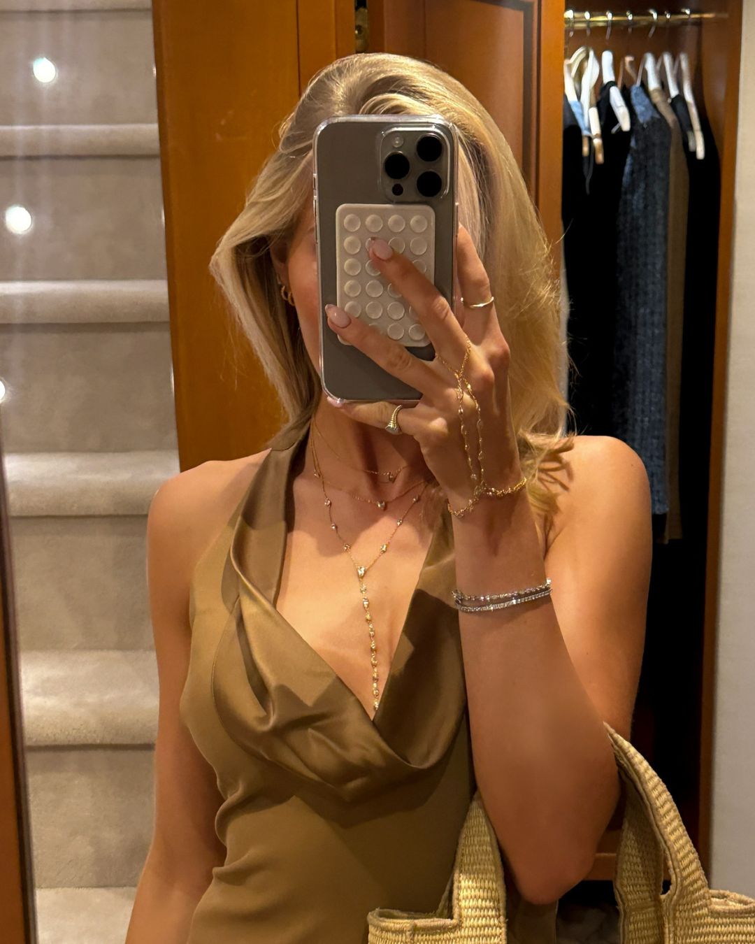 Aurora gold plated chain
