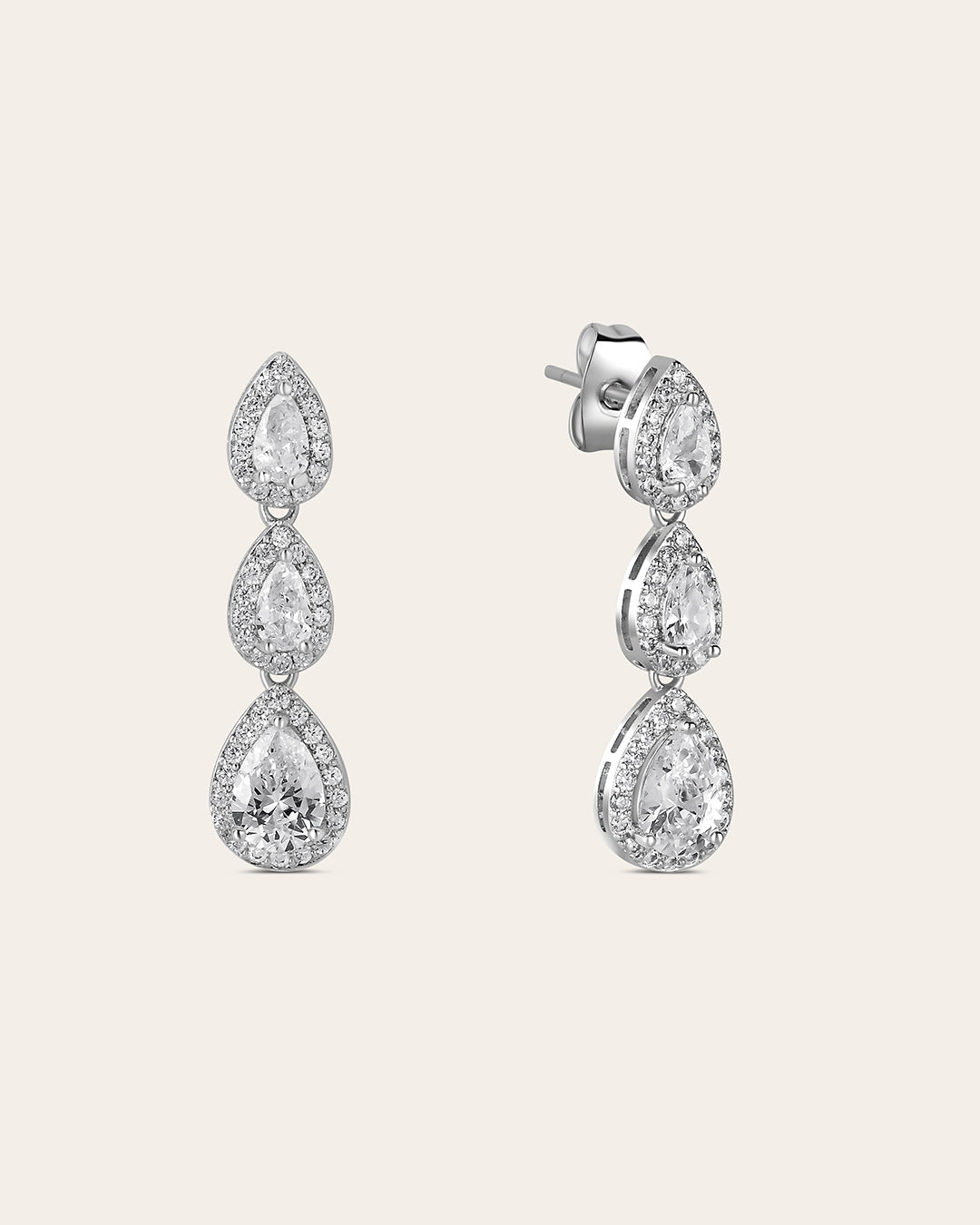 Faylinn earrings silver plated