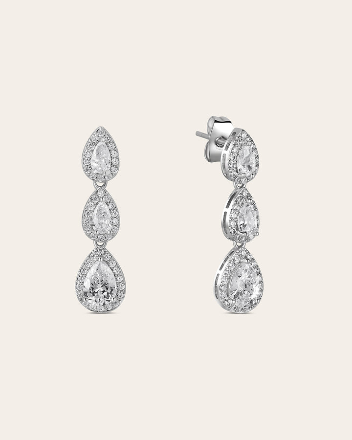 Faylinn earrings silver plated