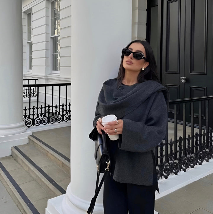 Kallista - Elegant Coat Top