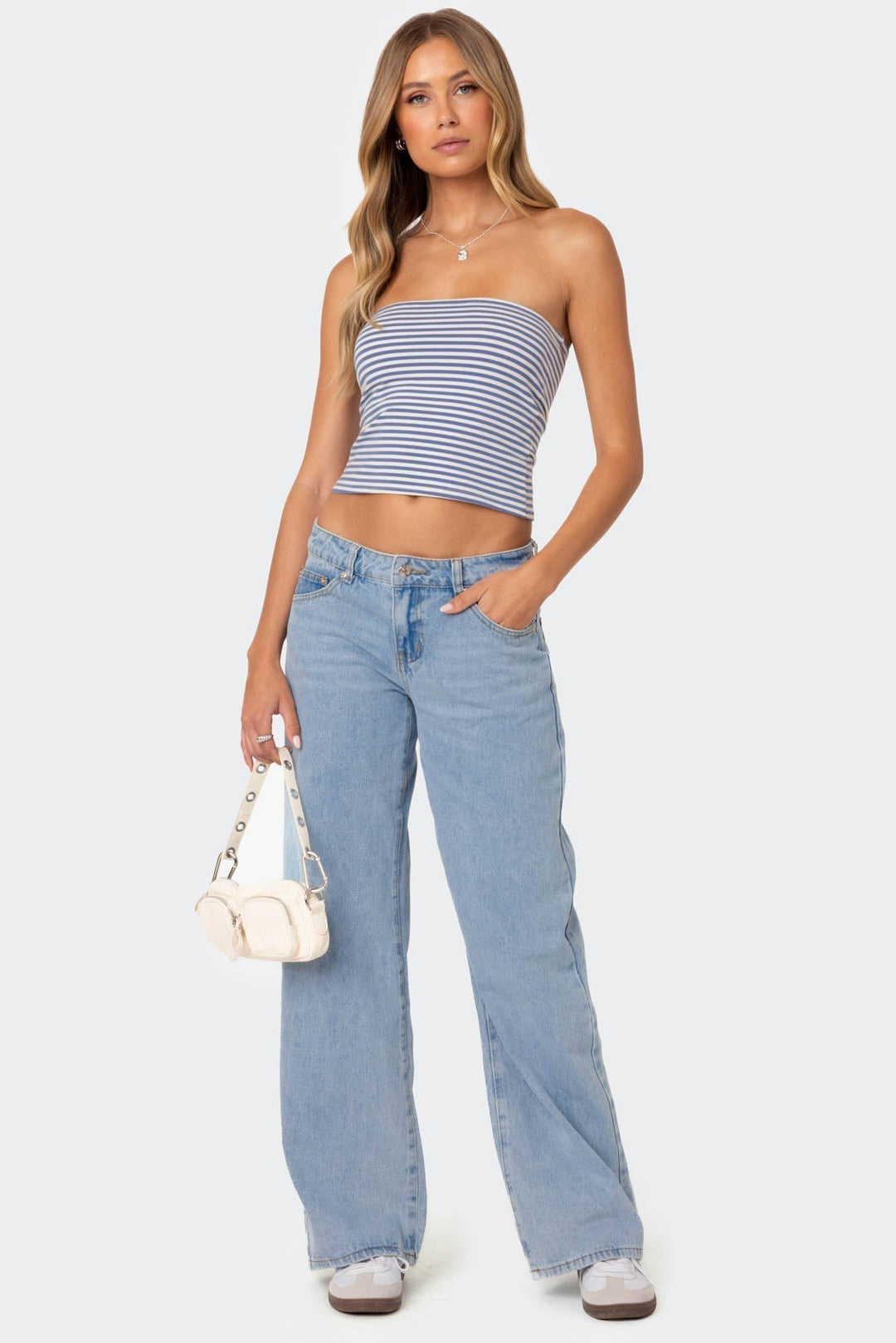 Raelynn - Jeans a Vita Bassa Lavaggio Faded