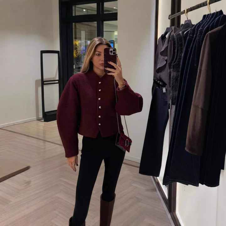 Dulcira - Stylish Wool Blend Jacket