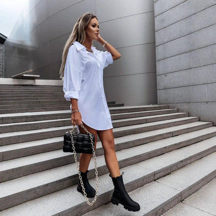 Lucia – Effortless Chic Shirt Dress