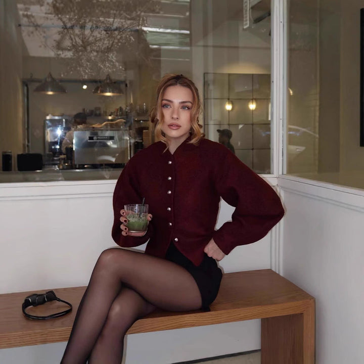 Dulcira - Stylish Wool Blend Jacket