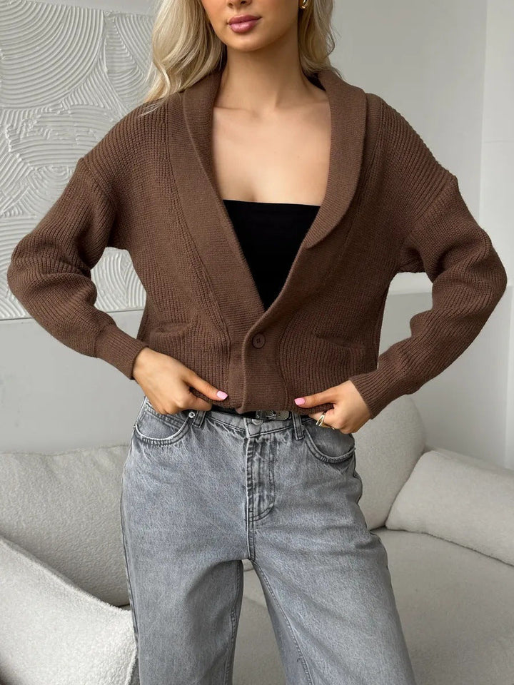 Dulcira - Cardigan da donna morbido e confortevole