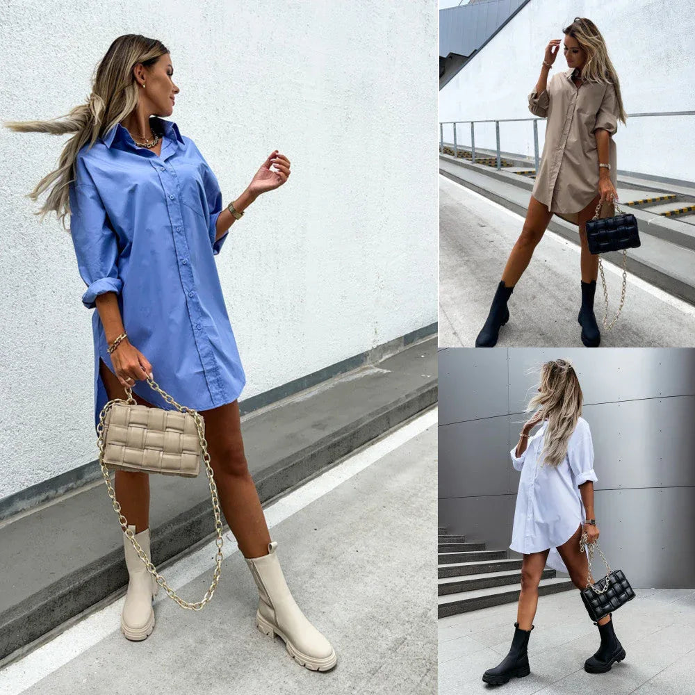 Lucia – Effortless Chic Shirt Dress