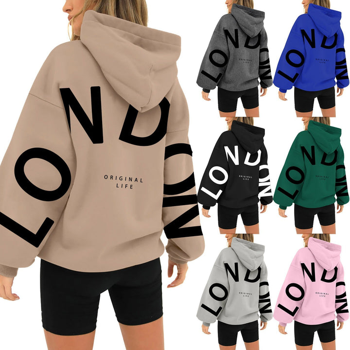 Lily - Comfortable Trendy Hoodie with ‘London’ Print
