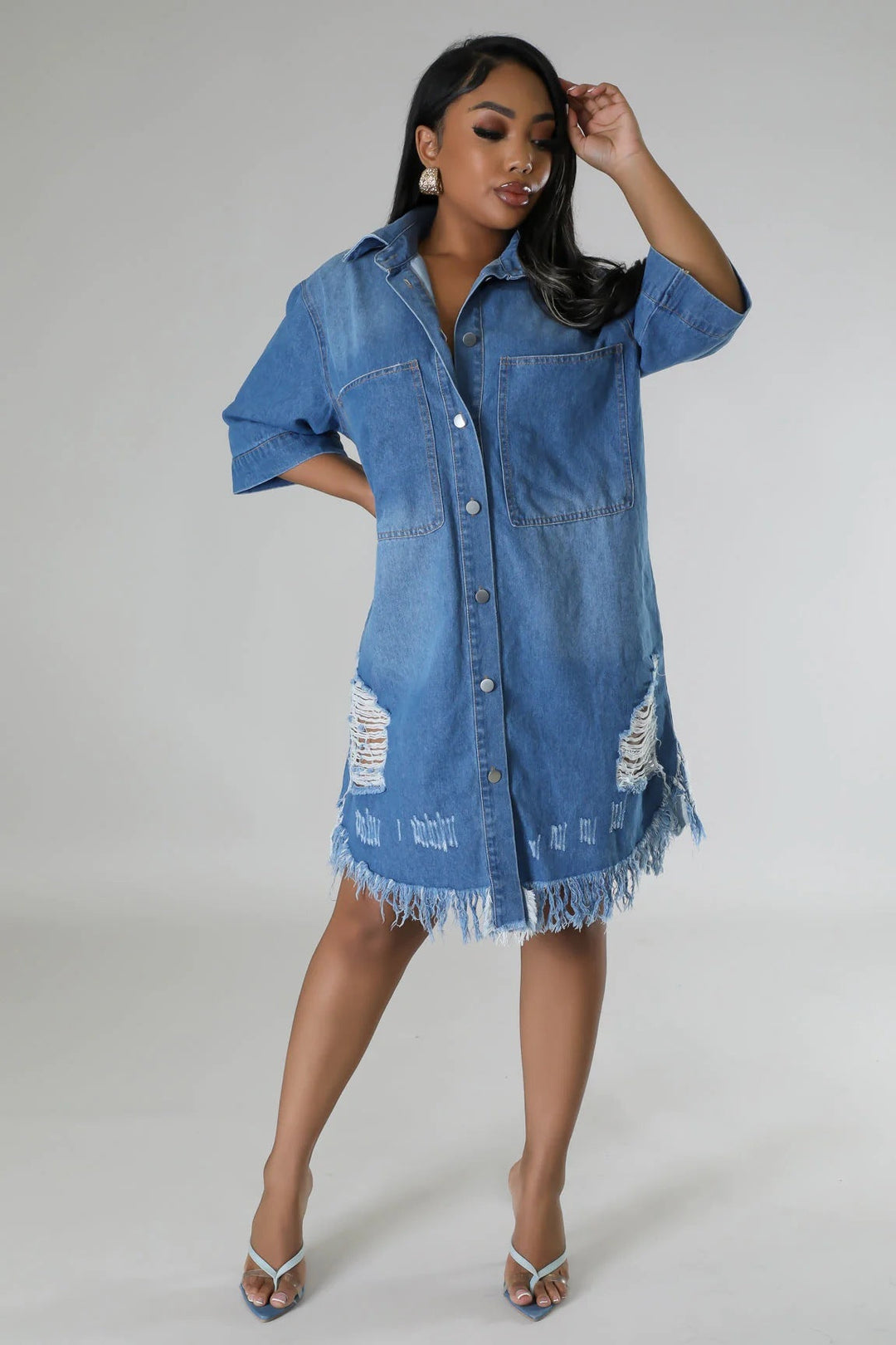 Elisa - Denim Dress