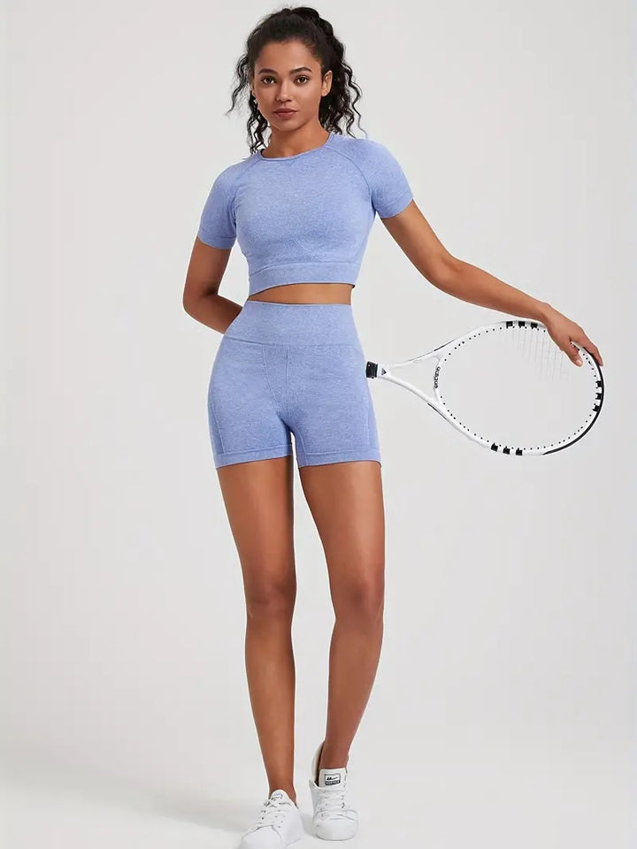 Agnes - 2-Piece Gym Set – High-Waist Legging &amp; Chest Support