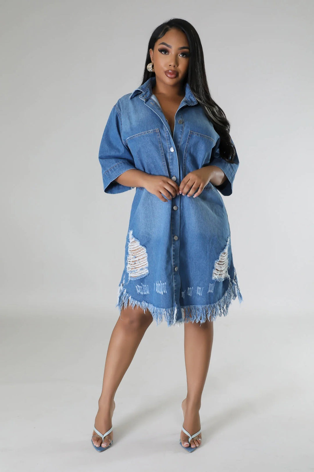 Elisa - Denim Dress