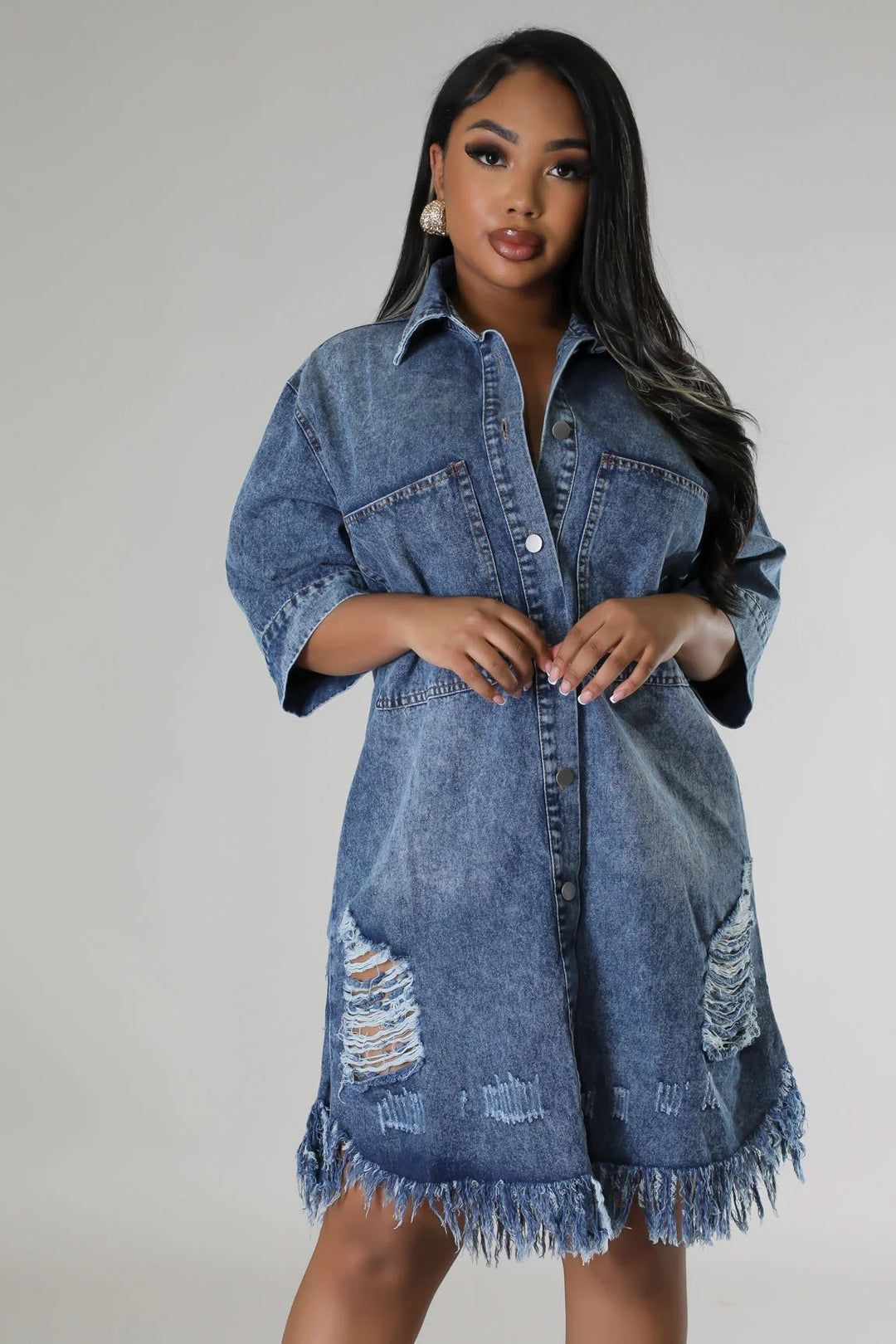 Elisa - Denim Dress