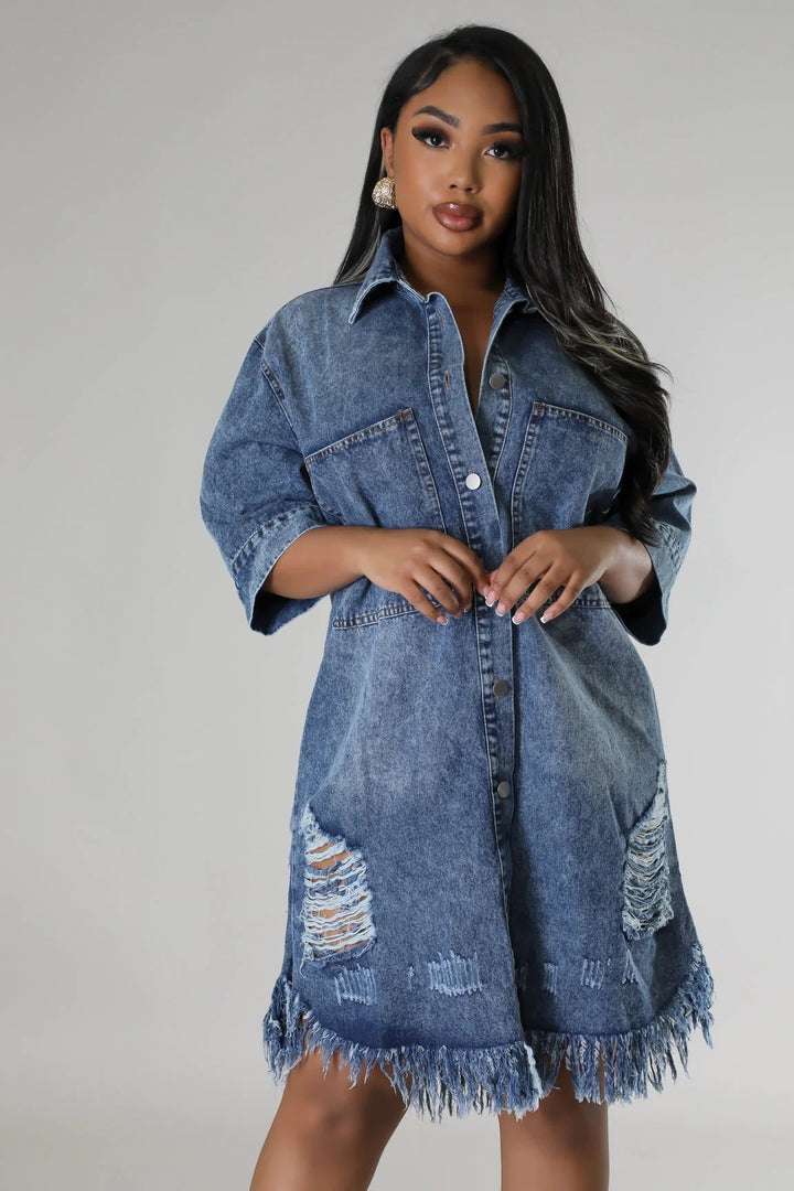 Elisa - Denim Dress