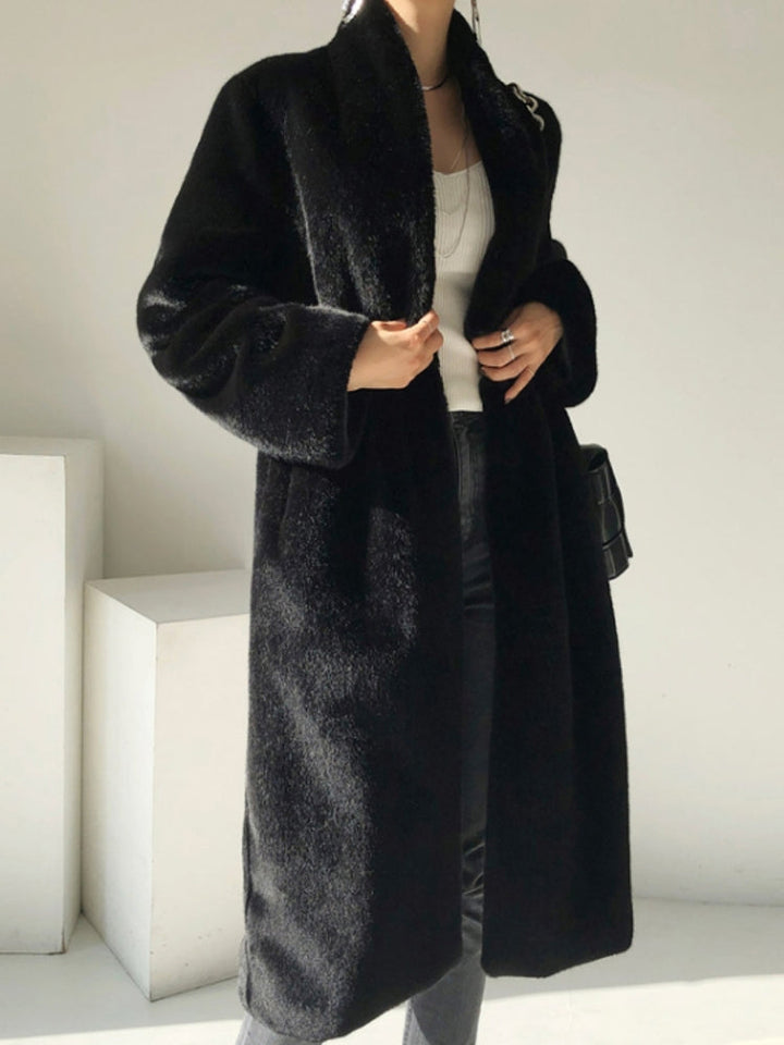 Dana fluffy soft coat