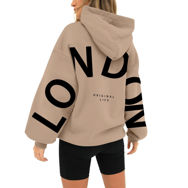 Lily - Comfortable Trendy Hoodie with ‘London’ Print