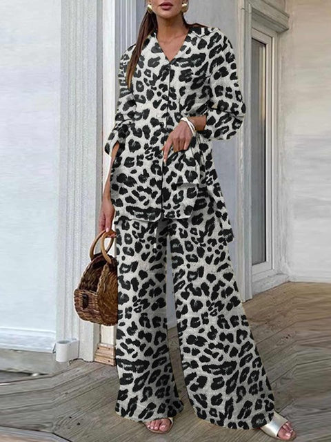 Christina leopard set