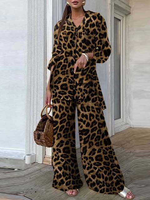 Christina leopard set