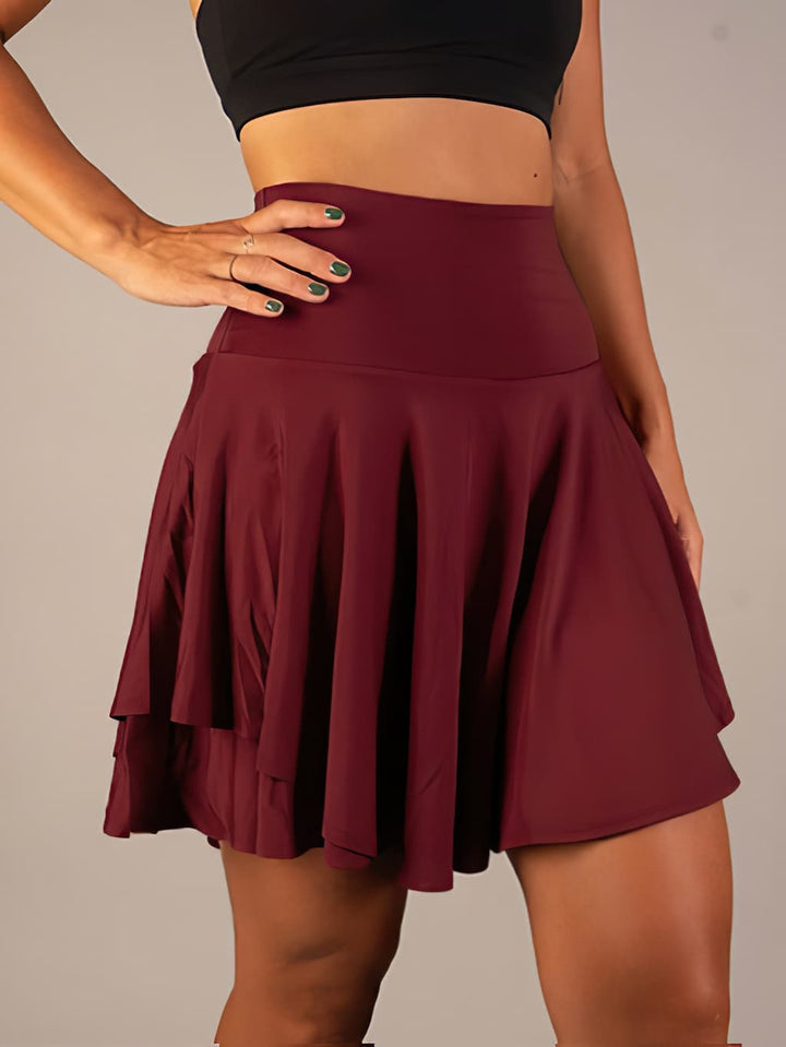 Jenay - Sports Skirt with Built-In Shorts – Lightweight &amp; Breathable