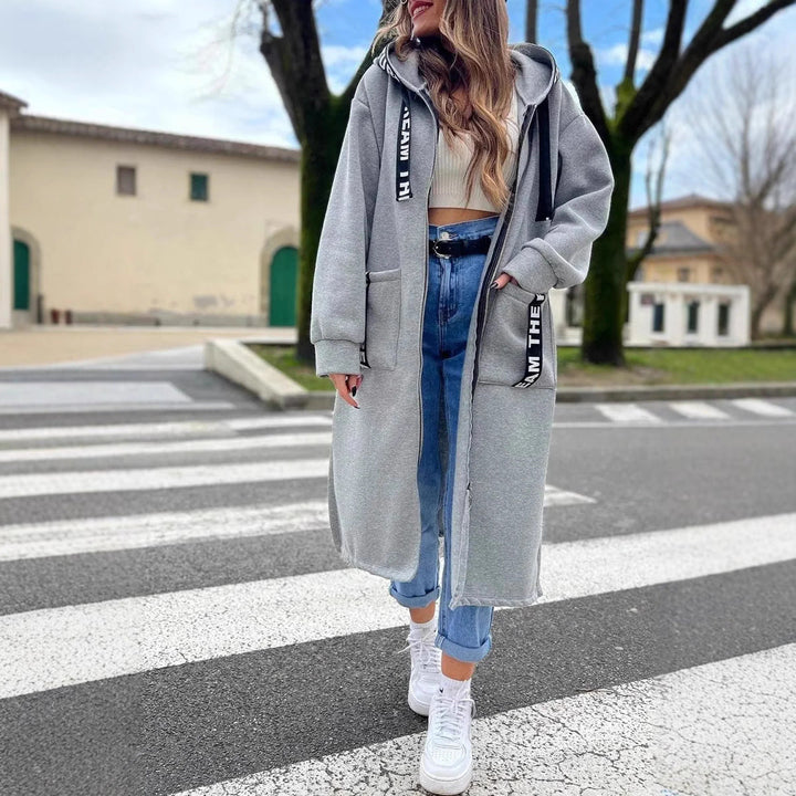 Alessandra | Felpa Elegante Lunga con Cappuccio