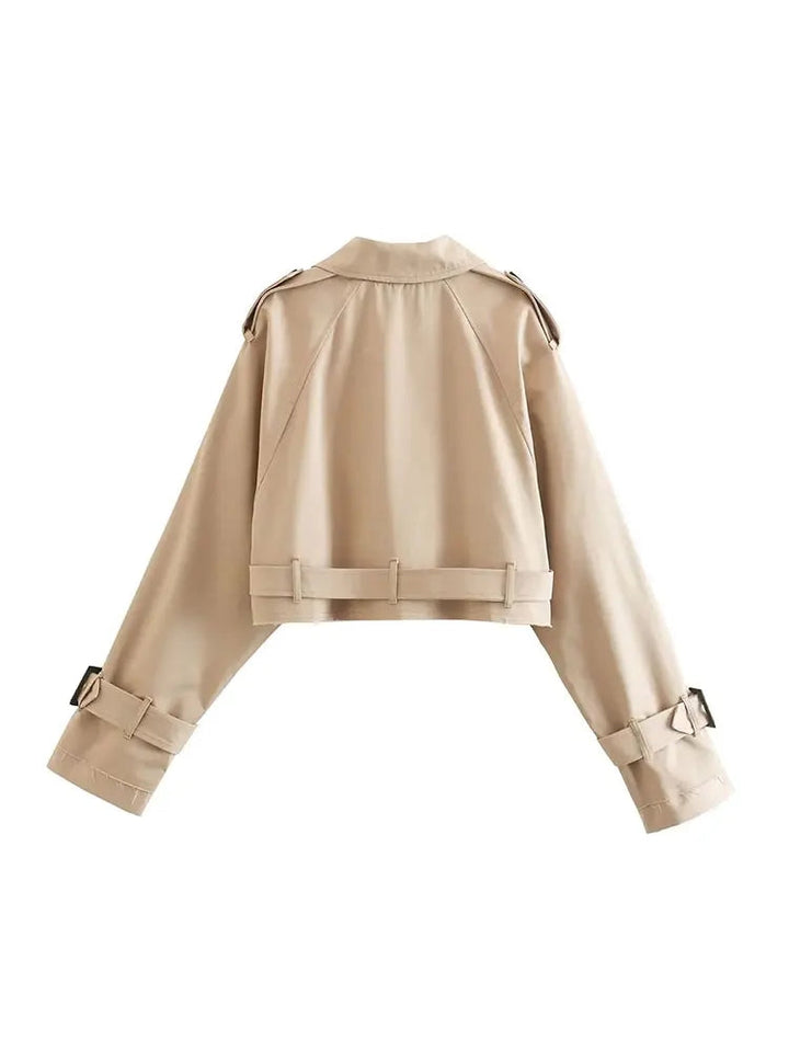 Amelia Crop Trench Coat