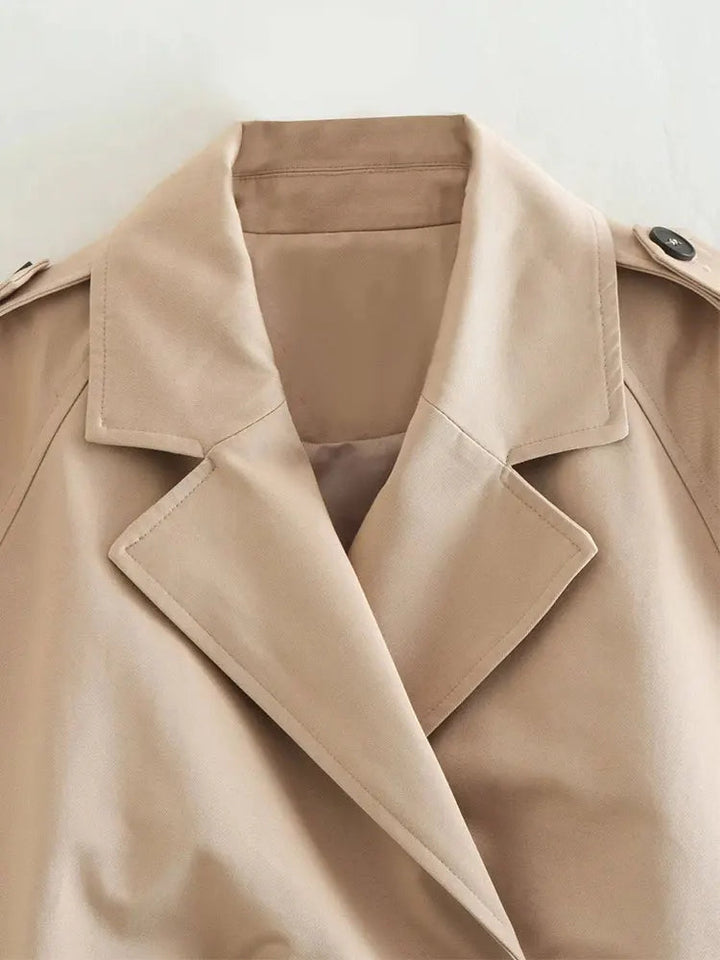 Amelia Crop Trench Coat
