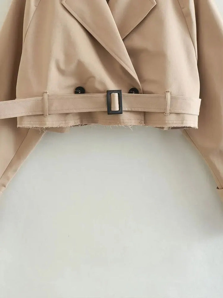 Amelia Crop Trench Coat