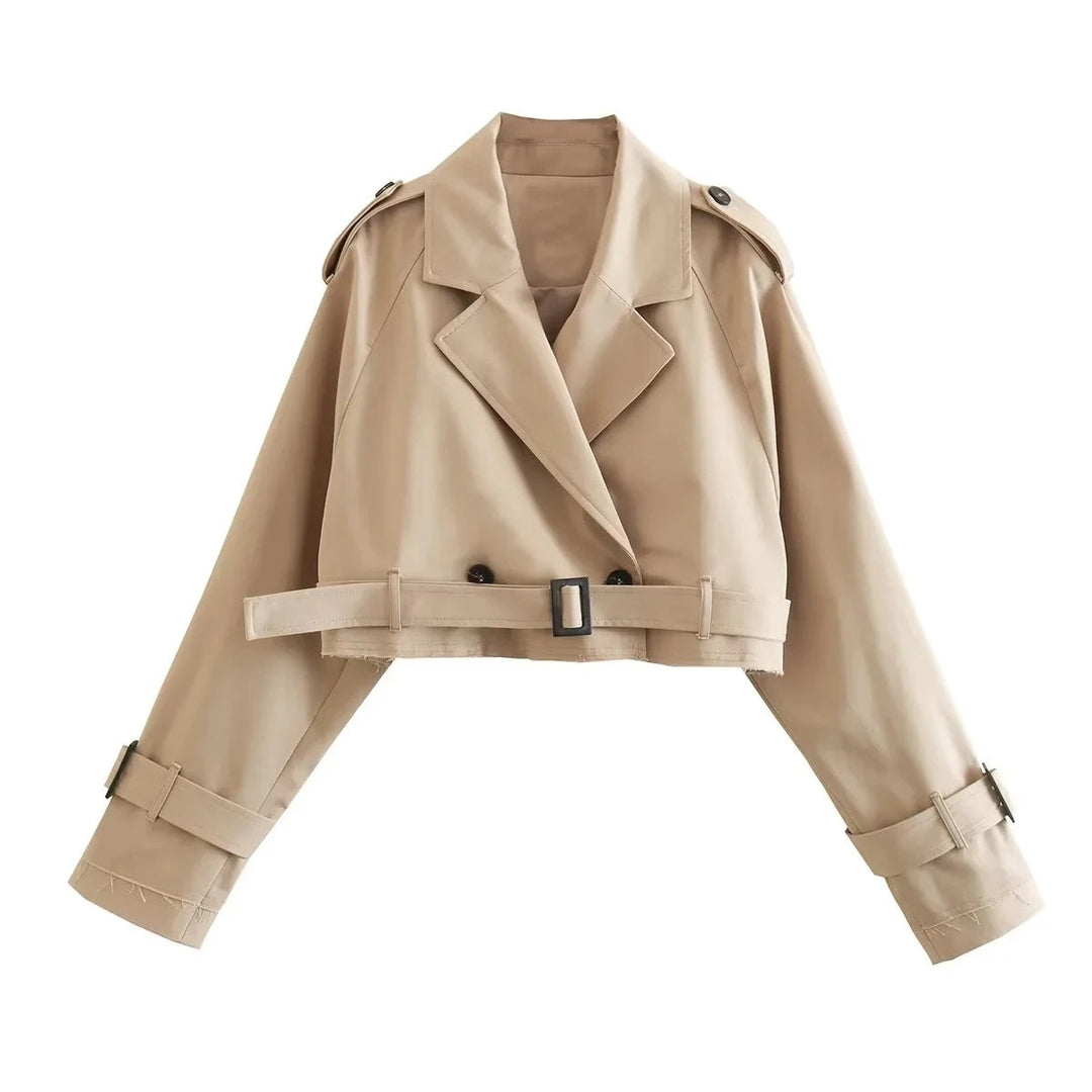 Amelia Crop Trench Coat