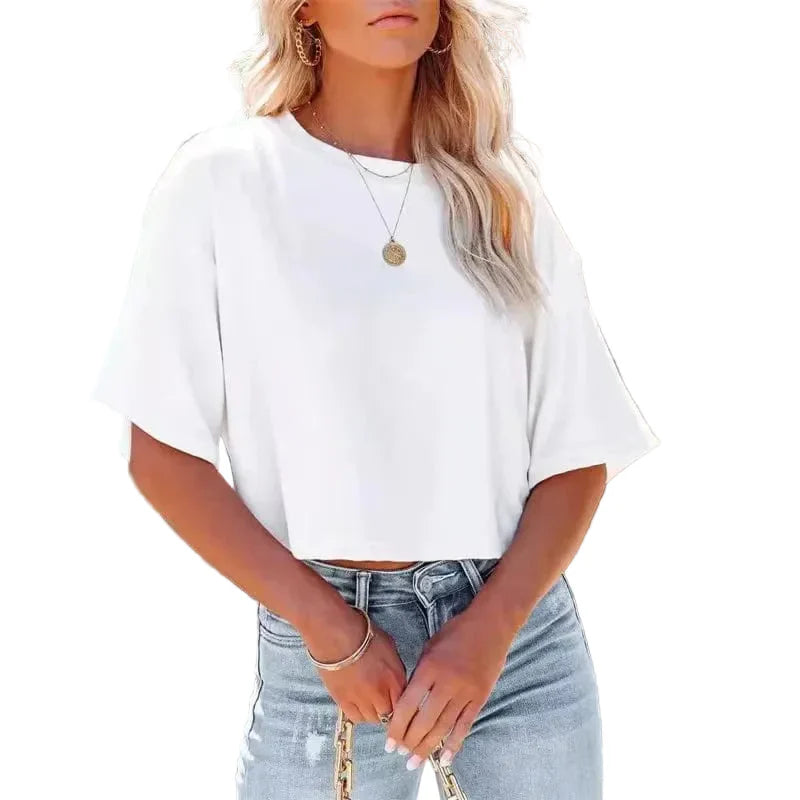 Rosa - Effortless Comfort Crop t-Shirt